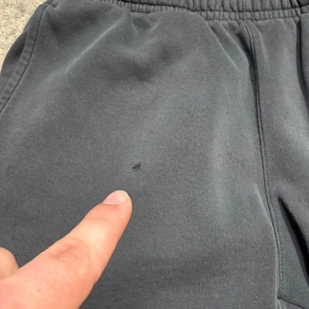Nike Men's Black and Grey Joggers-tracksuits
